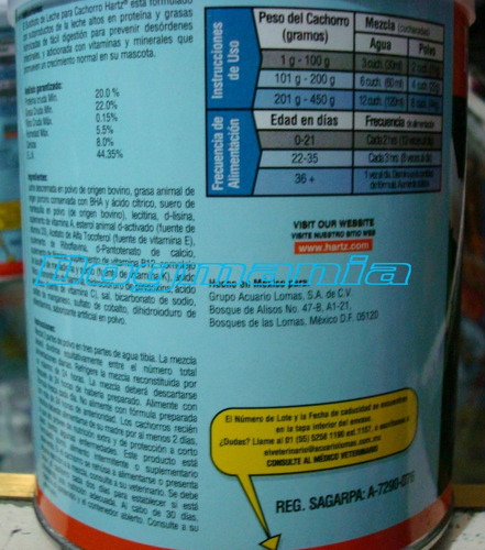 Imagen 3 de 6 de Lote De 12 Sustito De Leche En Lata Para Cachorros Docena