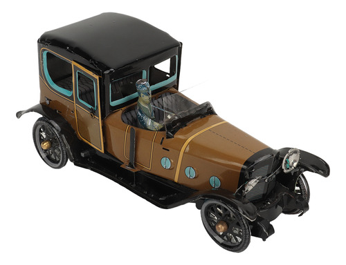 Coche Vintage De Juguete Clockwork, Hojalata, Hecha A Mano,