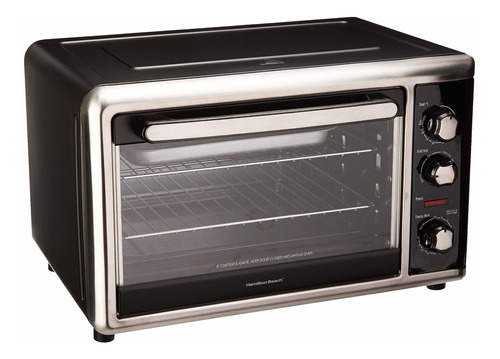 Hamilton Beach 31105hb Horno De Encimera Con Plata, Negro