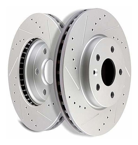 Disco De Frenos - Scitoo Front Brake Rotors,2pcs Drilled& Sl