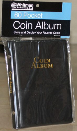 Imagen 2 de 6 de Album Elegante Para 60 Monedas Whitman Color Negro