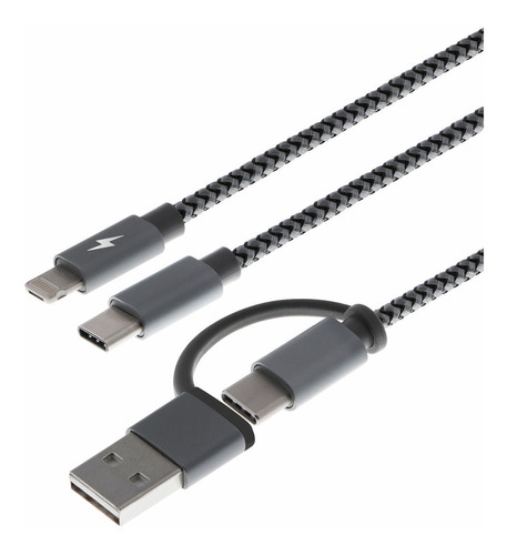 Cable Xtech Xtc560 Multifunción Carga 5 En 1 Usb 