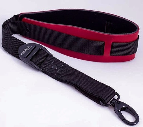 Correia Para Saxofone Neoprene Vinho Barkley Sax