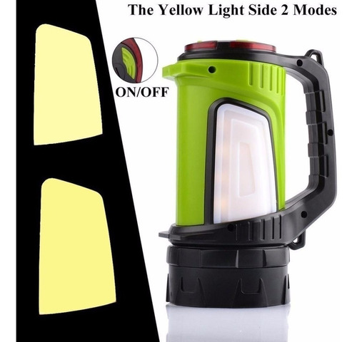 Linterna Led Recargable 10 Modos Multifuncion 10000lm Ml0056