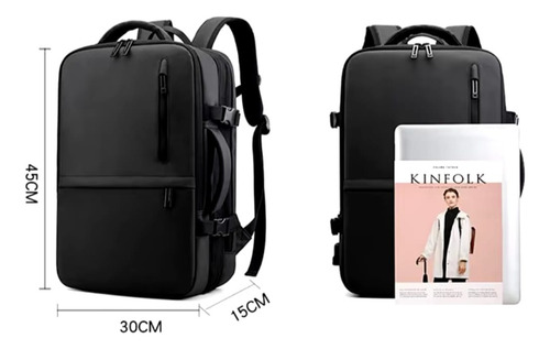 Mochila Extensible Impermeable Con Puerto Usb