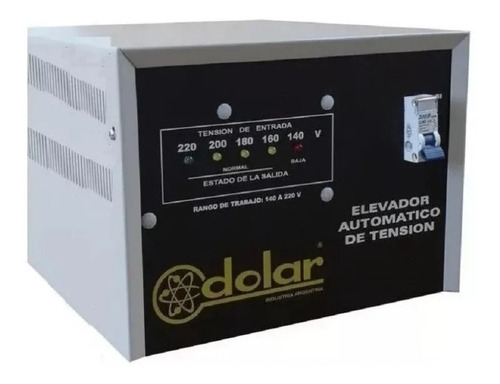 Elevador De Tension Automatico 4000 W Marca Dolar Ind. Arg.