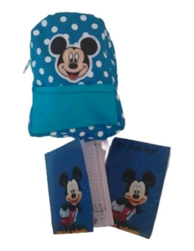 Kit Escolar Mikey Mochila+ Caderno Para Boneco Baby Alive