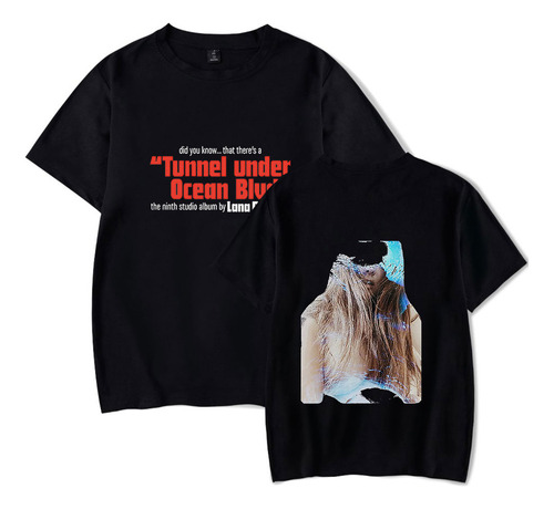 Playera Merch De Lana Del Rey Tunnel Under Ocean Blvd