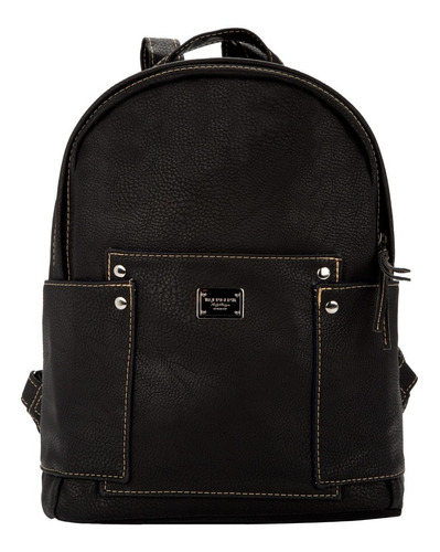 Mochila Universitaria Eco Cuero Mujer Urbana Quaglia P128