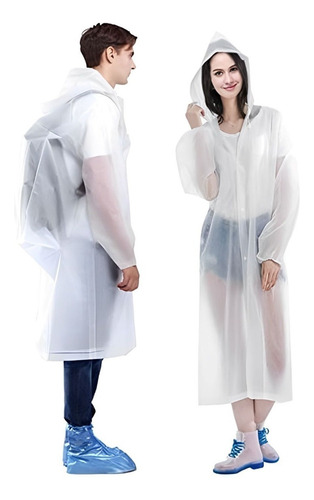 Capa Transparente De Chuva Resistente Eventos Passeios