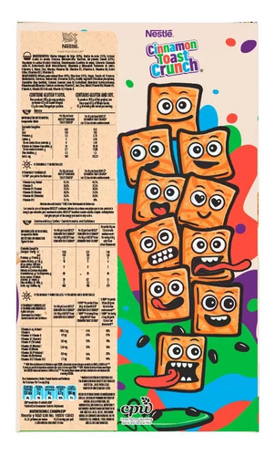 Cinnamon Toast Crunch Cereal De Trigo, Arroz Y Canela 1.2 Kg