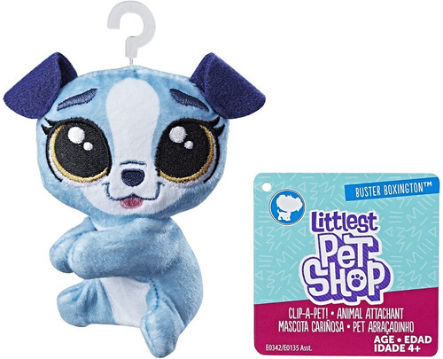 Littlest Pet Shop Peluche Mini Clip Buster Boxington De 11cm