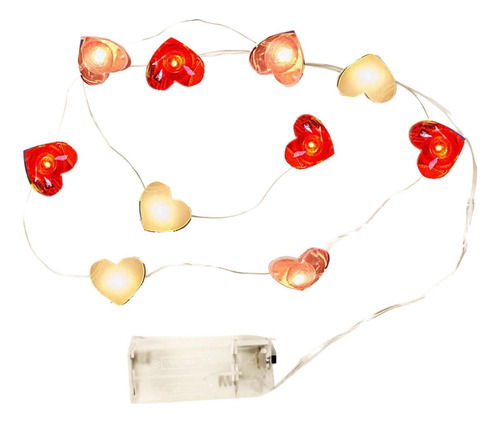 Cadena De Luces En Forma De Corazón Cadena De Luces Led Con