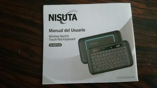 Teclado Inalámbrico Y Retroiluminado Nisuta Para Smart Tv