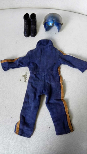 Kit De Traje De Piloto Helicóptero Muñeco Geyperman Años 70 (Usado)