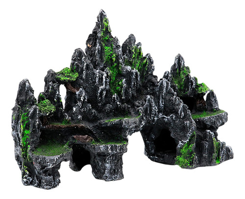 Decoración De Pecera Con Rocas Para Acuario, Fondo