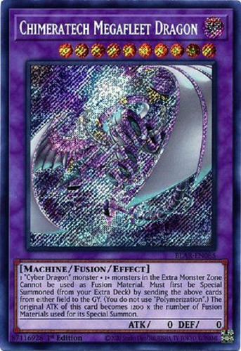 Dragón Megaflota Chimeratech Secret Raro Yugioh