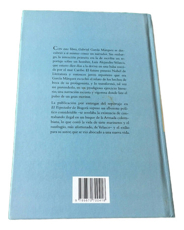 Retrato De Un Naufrago- Gabriel García Márquez- Sudamericana (Usado)