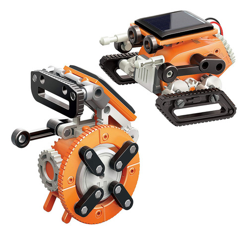 Robot Solar de Juguete Kit de Robots Briko Educativo 7 en 1 Robot para Niños Naranja Hong Jie Toys 0047 Hong Jie Toys