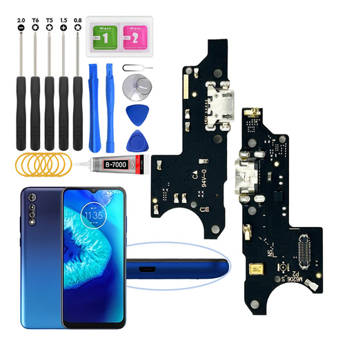 Centro De Carga Para Moto G8 Power Lite Xt2055 Con Ic Carga Rápida