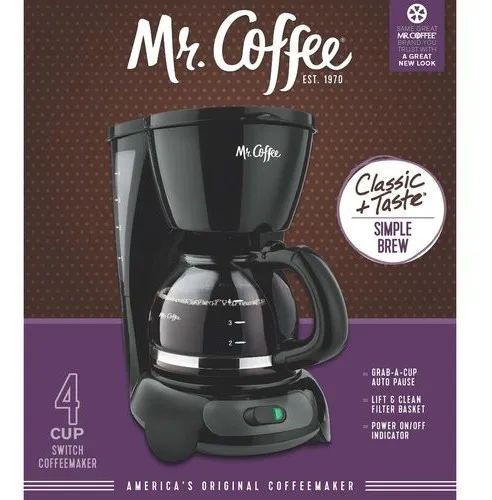 Cafetera Mr Coffee De 4 Tazas