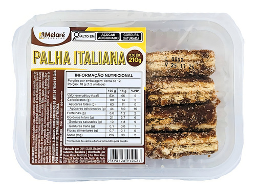 Palha Italiana Melaré 210g