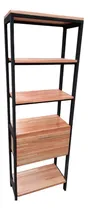 Comprar Estanteria \u002F Biblioteca Hierro Y Madera Finger Joint Abaldi