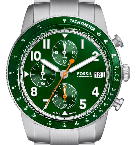 Reloj Fossil Sport Tourer Fs6048 Con Cronógrafo De Cuarzo Pa