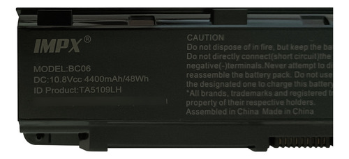 Bateria Toshiba Satellite C55 C50-at08b1 C50d-at01b1 Pro C70