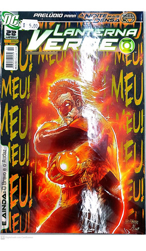 Gibi Lanterna Verde #22 Prelúdio Para A No (Usado)