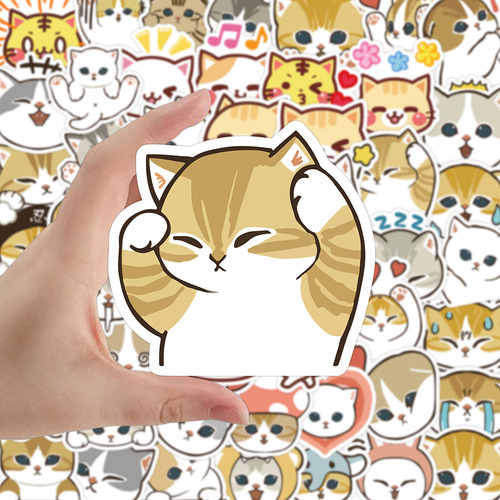 - Pegatina De Dibujos Animados De Gato Kawaii For Niños Calc