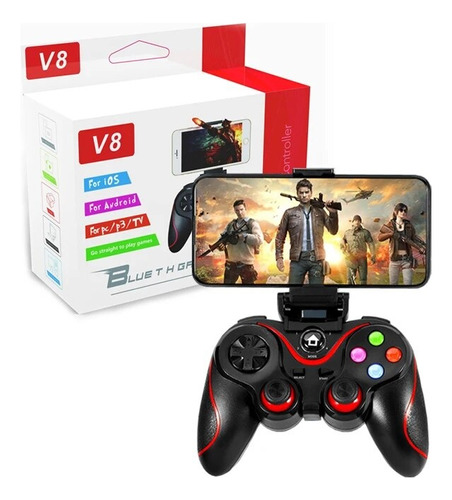 Control De Juego Con Soporte Teléfono Bluetooth P3/p4/pc/tv