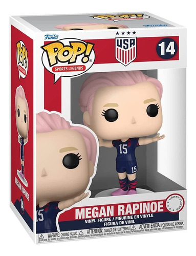 Funko Pop! Football Usa Femenil - Megan Rapinoe #14