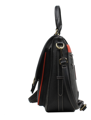 Bolso Convertible Con Estampado Paris Dream Janet Bear J038a