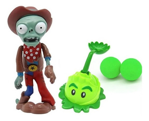 Zombie Vaquero + Lanza Coles - Plantas Vs Zombies