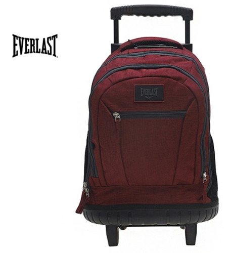 Mochila Everlast 19636 Carrito Escolar Carro Original Grande