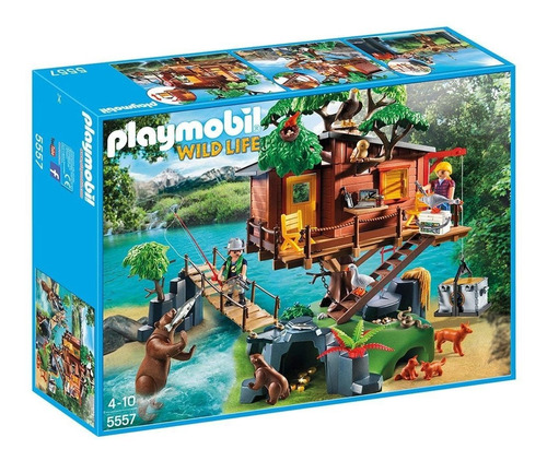 Playmobil 5557 Casa Casita Del Arbol Aventuras Mundo Manias