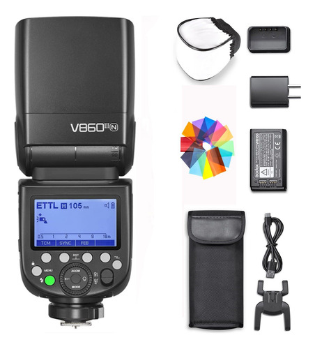 Godox V860iii-n Flash Para Nikon Flash Speedlite 2.4g Ttl