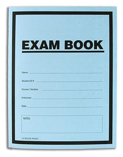 Examen Bookfactory Libro Azul / Azul Examen Libro / Libro Az