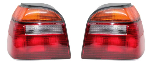 Par Calaveras Traseras Vw Golf A3 93 A 98 Ambar Blanco Rojo