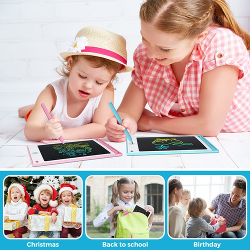 Tableta De Escritura Lcd 8.5 Pulgadas Para Niños 32 Piezas
