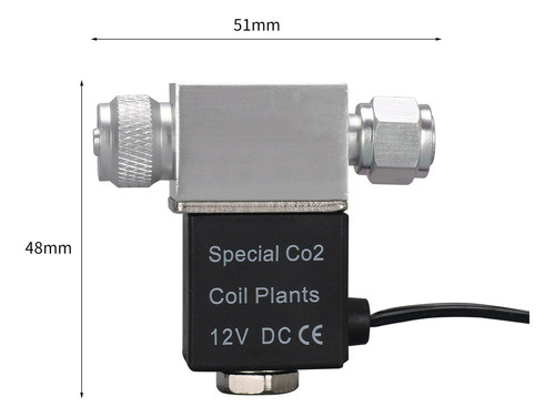 Válvula Solenóide Para Sistema De Regulação De Co2 Do Aquári