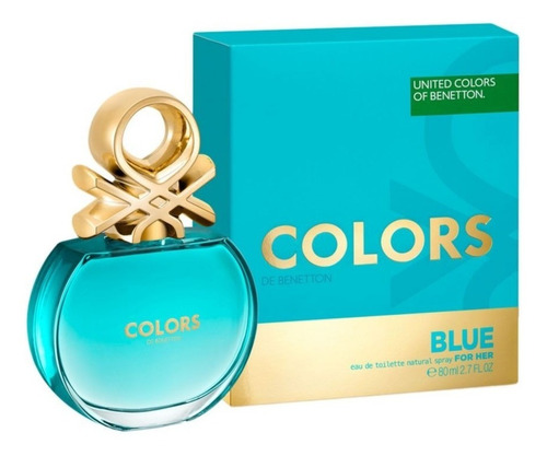 Benetton Colors Blue Mujer Perfume 80ml Perfumesfreeshop!!