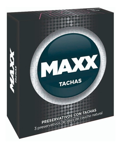 Imagen 1 de 10 de Preservativos Maxx Caja Tachas X3 Mas Estimulacion Intensa