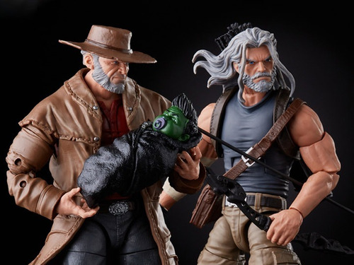 Marvel Legends Old Man Logan & Hawkeye X-men 20th Hasbro (Usado)