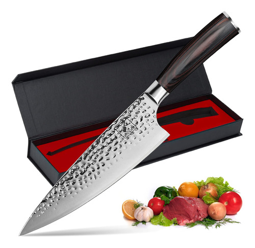 Imarku Cuchillo De Chef Damasco, Cuchillo De Cocina De 8 Pul