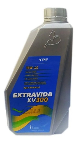 Aceite Elaion Ypf Extra Vida Xv 300 De 1 Litro Parat