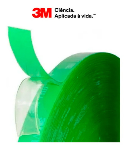 Fita Dupla Face 3m Extra Forte 2kg Uso Interno 5 Metros 12mm