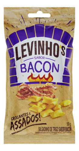 Salgadinho de Trigo Levinho's bacon 50 g