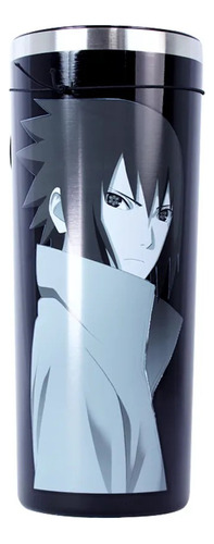 Termo Naruto Shippuden - Sasuke Uchiha Sharingan 590 Ml Color Negro